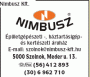  - Nimbusz Kft.