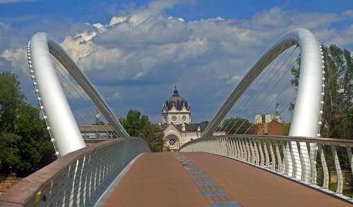 Tiszavirág-híd Szolnok  - ÉRDEKES SZOLNOK- Városismereti előadás